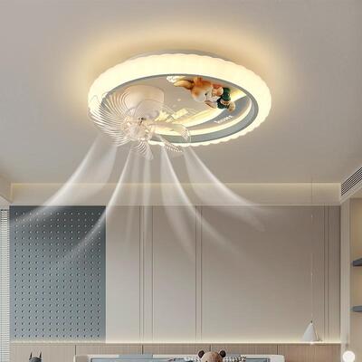 北欧卧室风扇灯YSL-9428