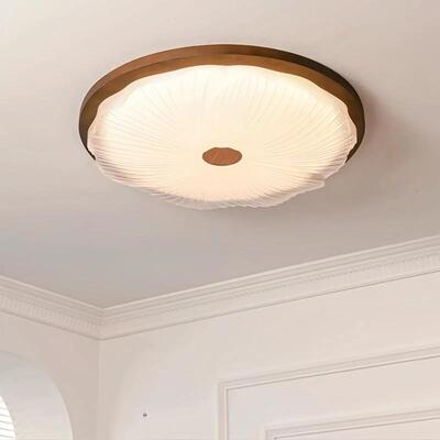 中古风法式卧室吸顶灯宋式美学南洋风温馨书...