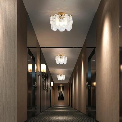 法式复古水晶玻璃过道走廊灯6225X-C