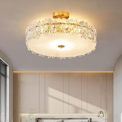 轻奢法式温馨卧室灯吸顶灯1182X