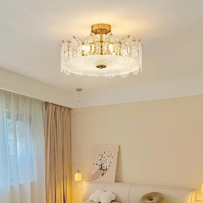 轻奢法式温馨卧室灯吸顶灯1187