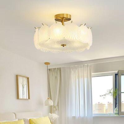 轻奢法式温馨卧室灯吸顶灯1189磨砂