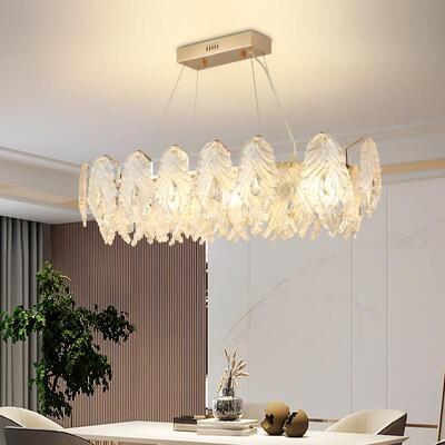 法式奶油田园风吊灯2231D椭圆