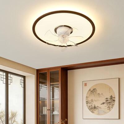 宋氏美学中古风吸顶风扇灯卧室风扇灯客厅书...