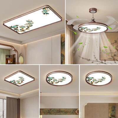 手工珐琅彩工艺导光板现代简约吸顶灯套餐M...